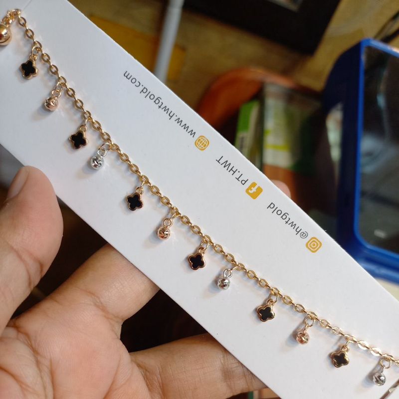 gelang vancleef 16k/700 #16k #emas700