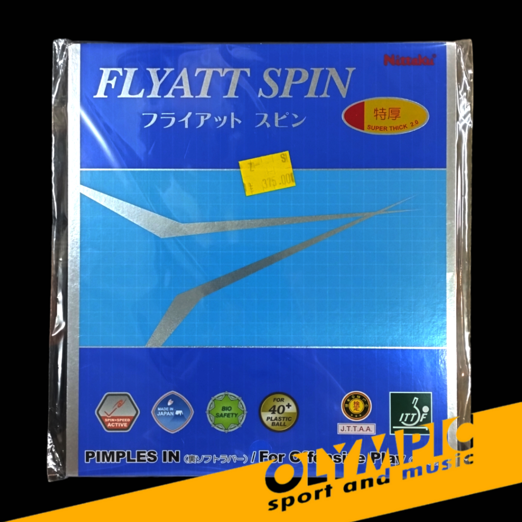 Nittaku Flyatt Spin Karet Bet Tenis Meja