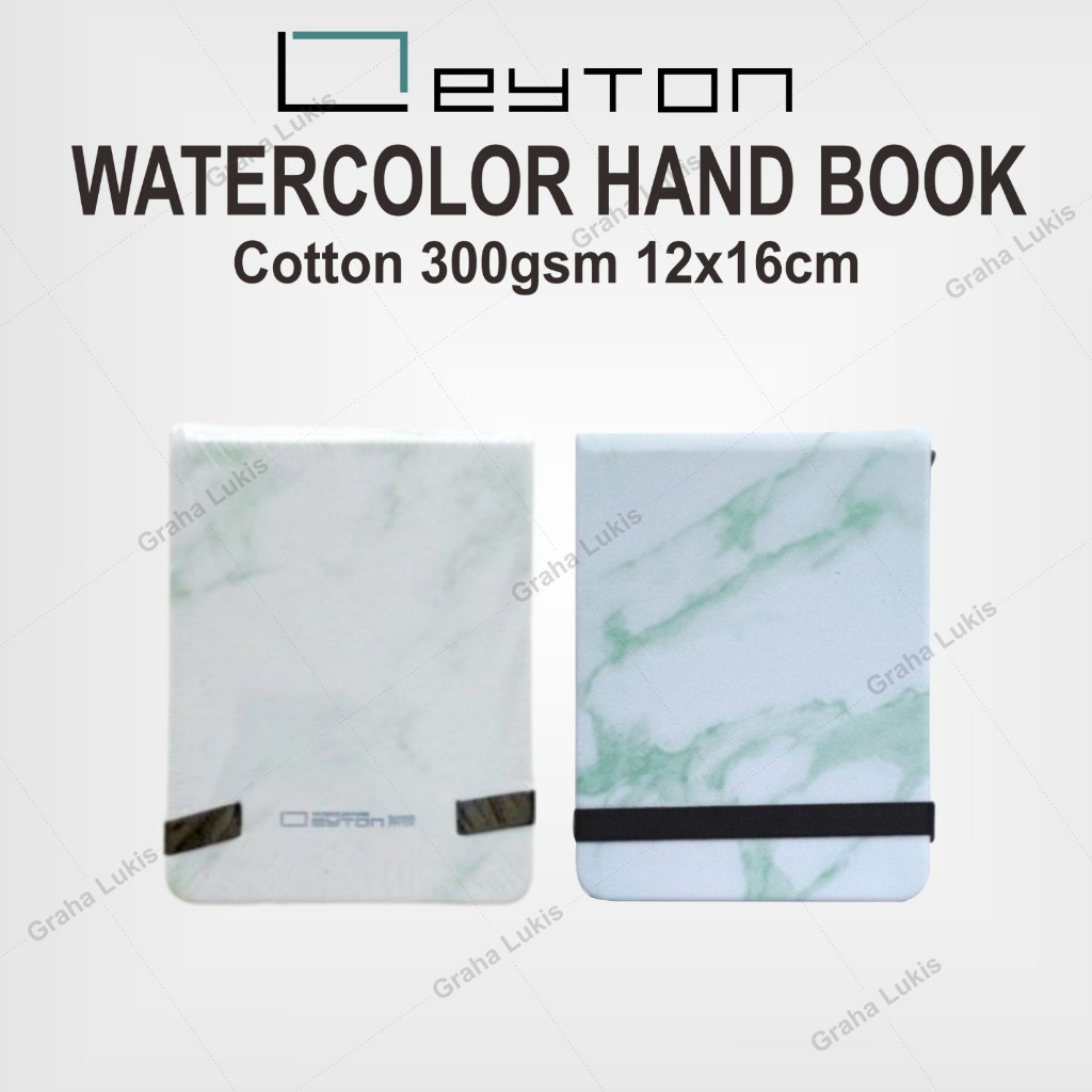 

Leyton Watercolor Sketchbook 12x16cm Cold Pressed/Hot Pressed 300gsm 100% Cotton