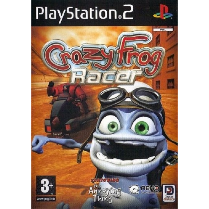 KASET DVD GAME PS2: CRAZY FROG RACER