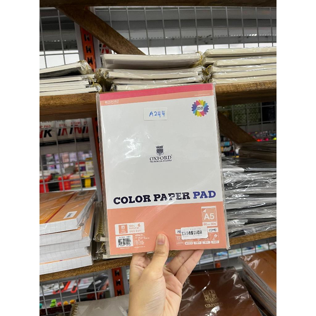 

NOTEBOOK POLOS COLOR PAPER PAD OXFORD A5