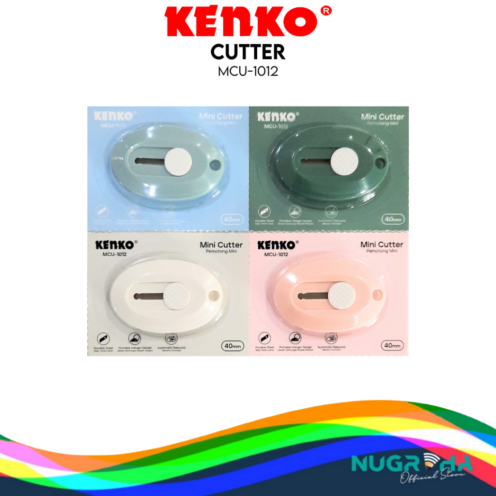 

KENKO MCU-1012 CUTTER MINI BULAT PISAU UNBOXING KECIL
