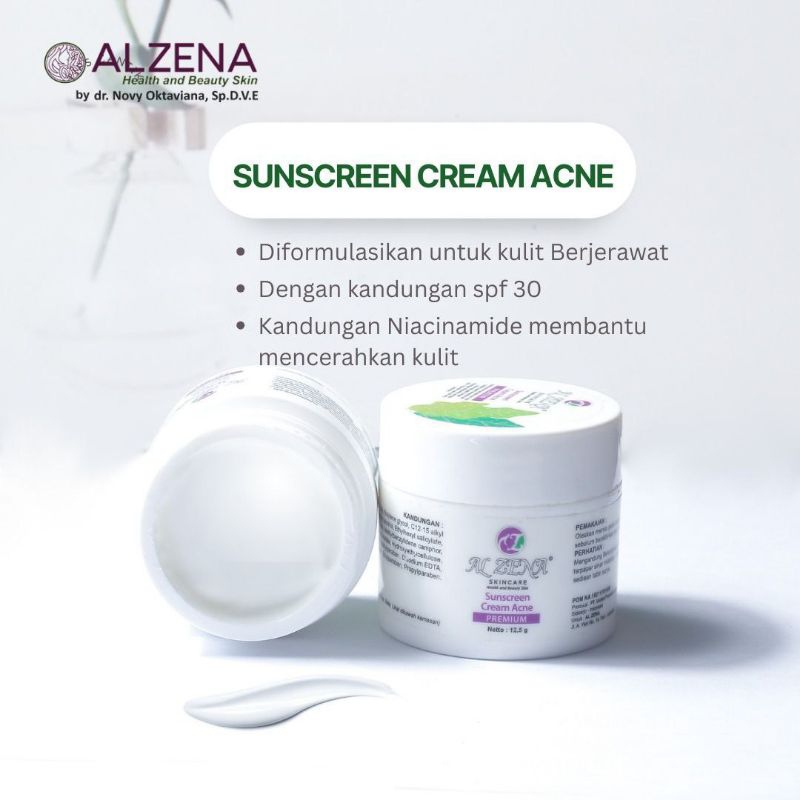 Sunscreen Cream Acne Premium Alzena