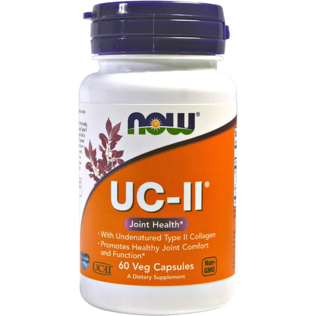 Suplemen Now UC-II Type II Collagen 60 Veggie Capsules - Collagen Tulang Rawan Ayam Kesehatan Sendi 