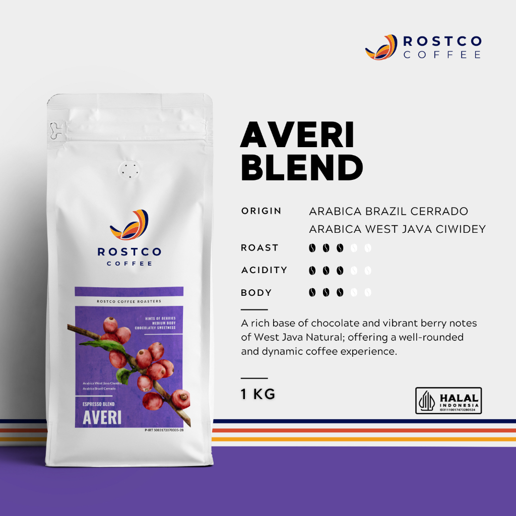 

Kopi 100% Arabica Averi Espresso Blend