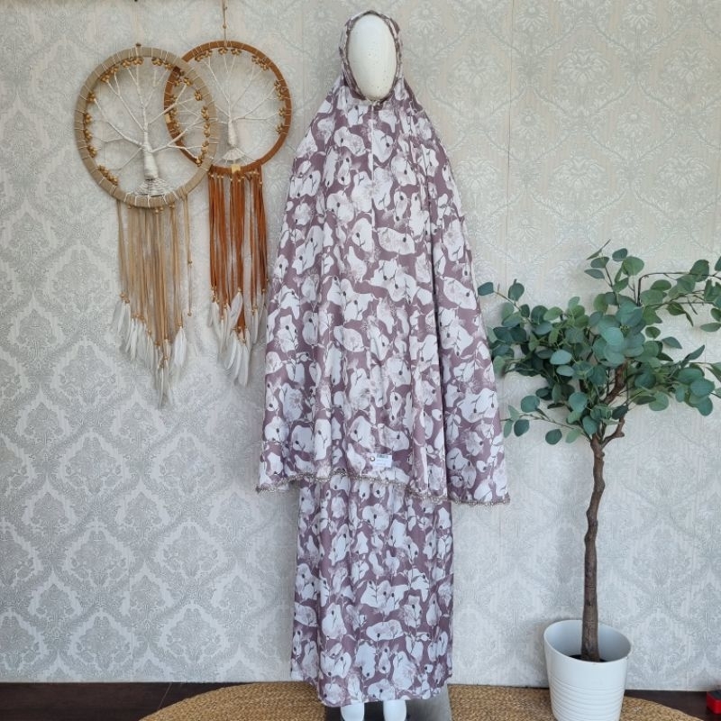 Mukena Silk Armani Print