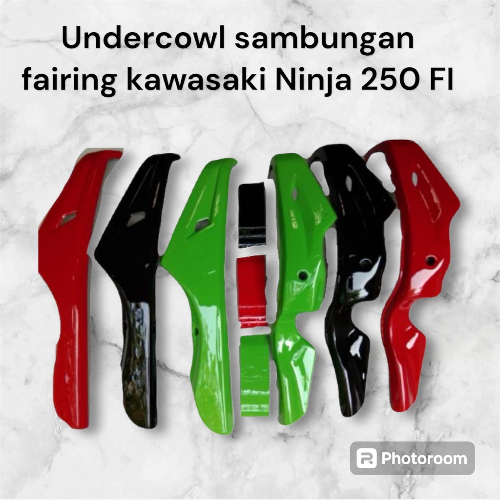 Undercowl sambungan fairing bawah Kawasaki Ninja 250 fi New 2018