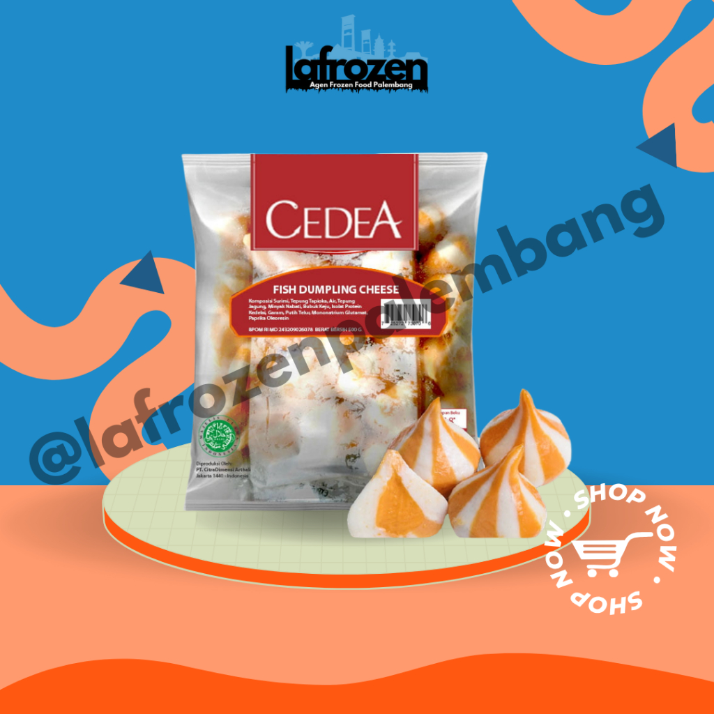 

CEDEA FISH DUMPLING CHEESE [500gr]/dumpling keju/dumpling/seafood/suki/steamboat