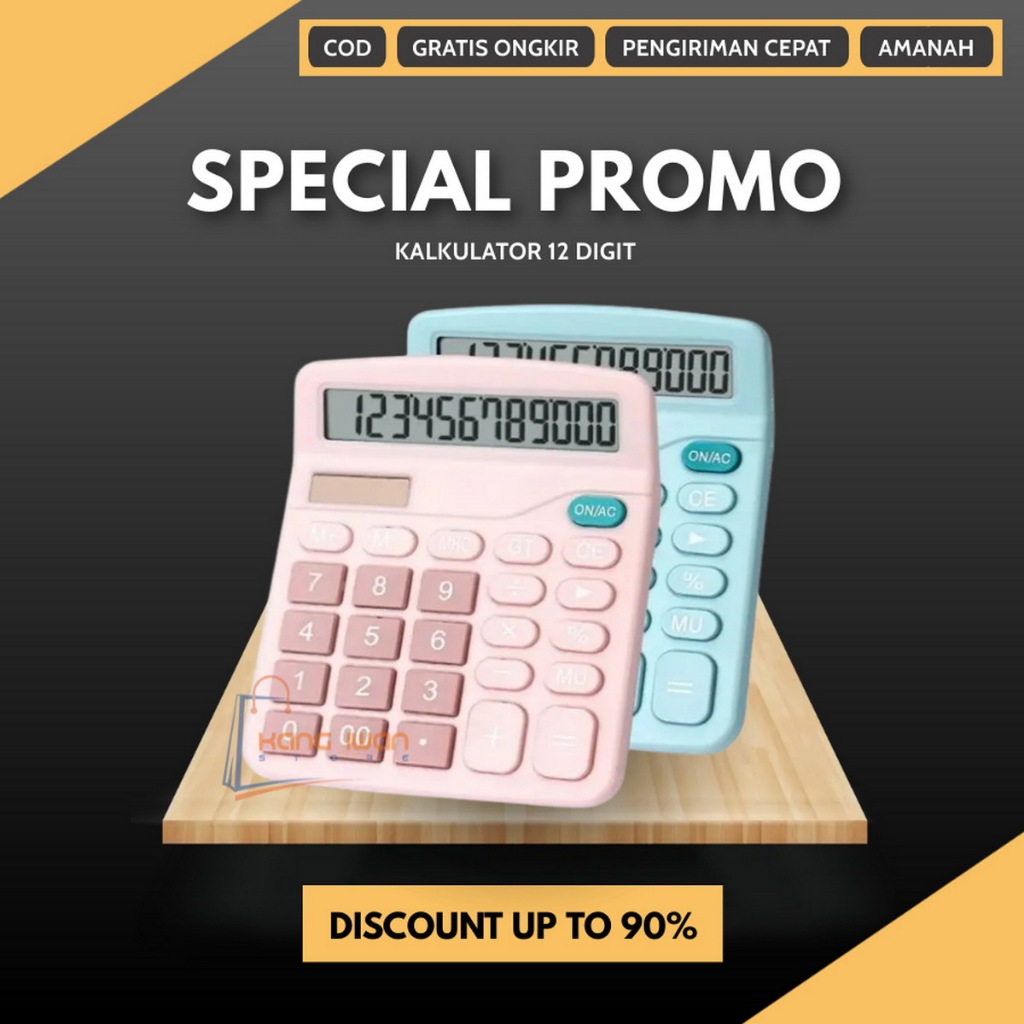 

Kalkulator 12 Digit DX-837B Murah Kualitas Bagus