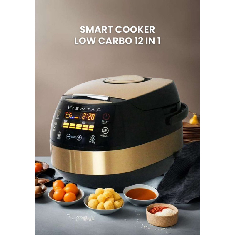SMART COOKER LOW CARBO - Rice Cooker Low Carbo by Vienta (12 In 1)