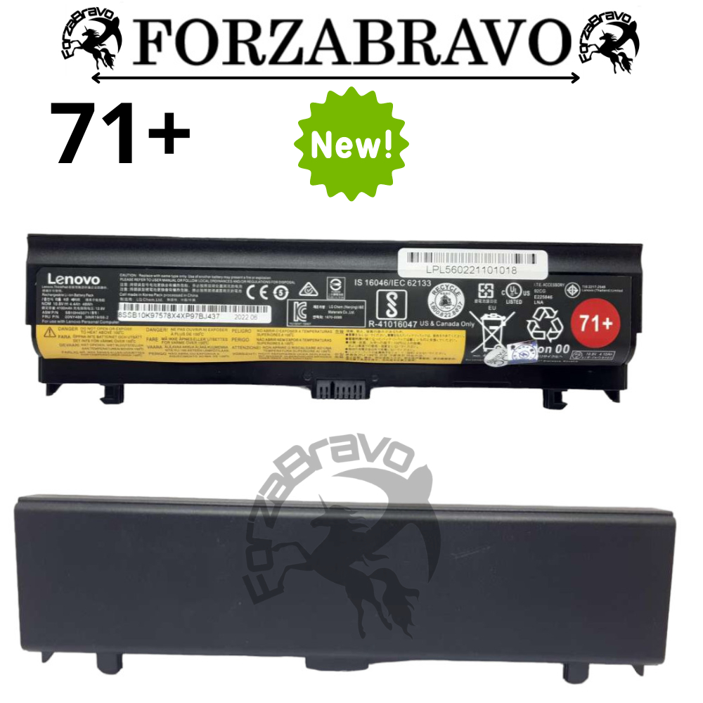 LAPTOP BATTERY BATERAI BATRE ThinkPad L560 L570 00NY486 00NY488 SB10H45071 (71+) NEW