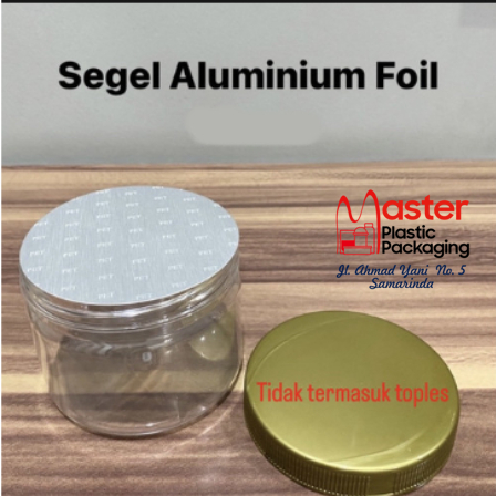 Seal Toples 87 mm / Segel Alumunium Foil Toples 9 cm - 10 Pcs