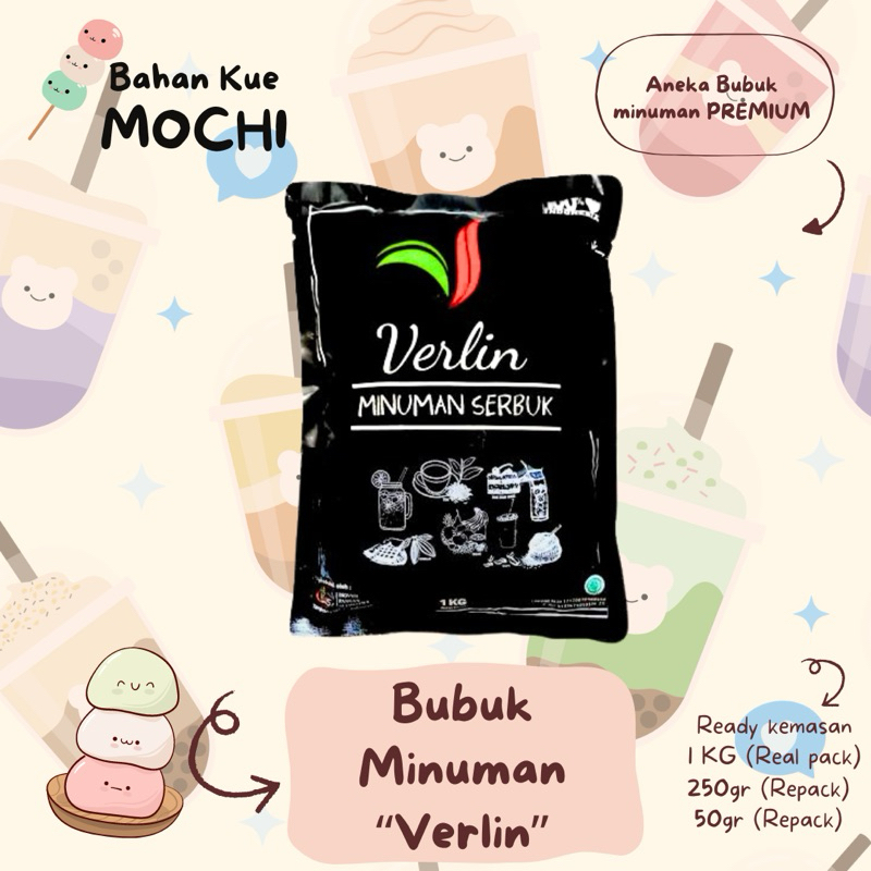 

VERLIN POWDER DRINK 250gr REPACK / Bubuk Minuman kekinian 250gr