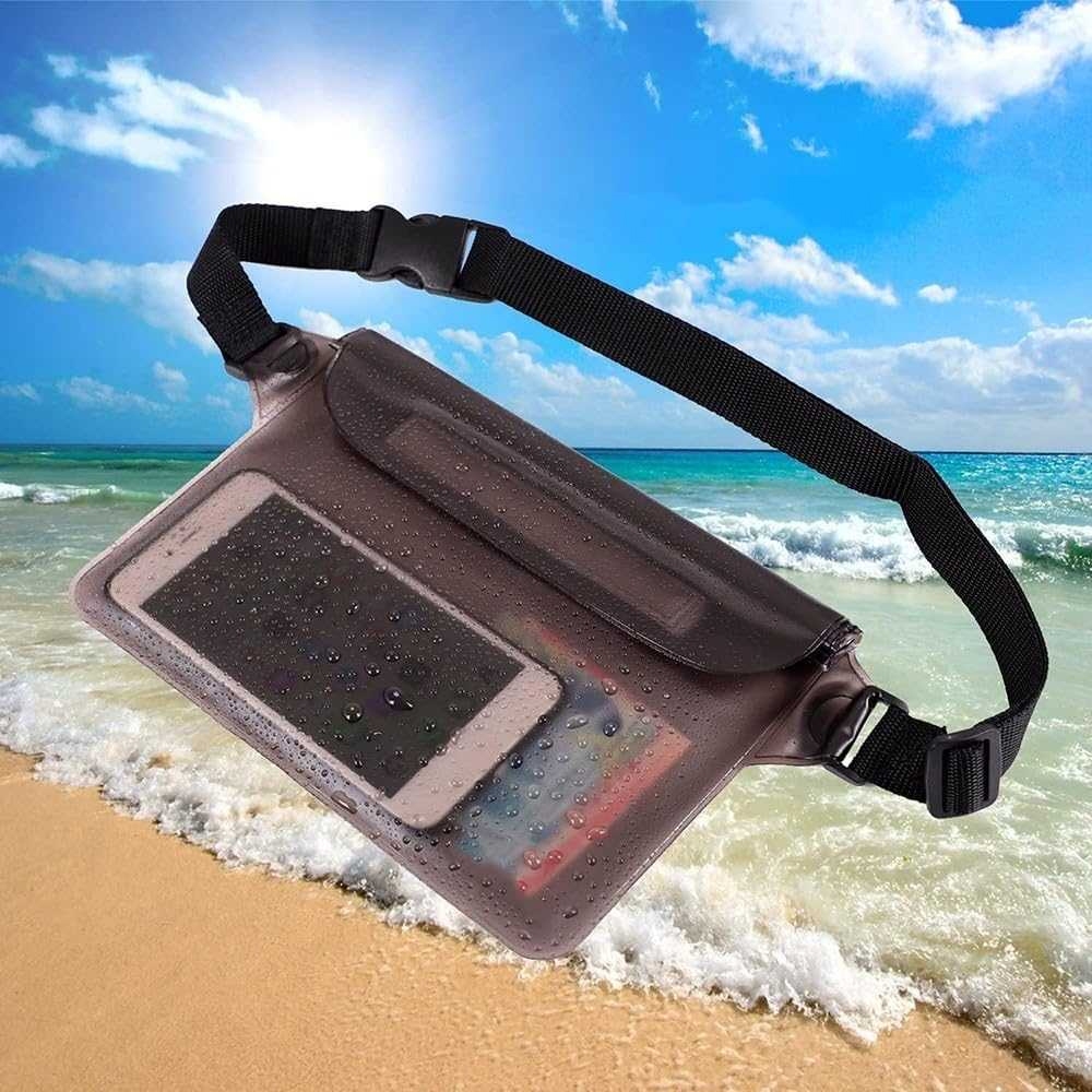 Tas pinggang Waterproof for Smartphone & gadget - Cocok untuk driver gojek & grab - Tas Anti Hujan &