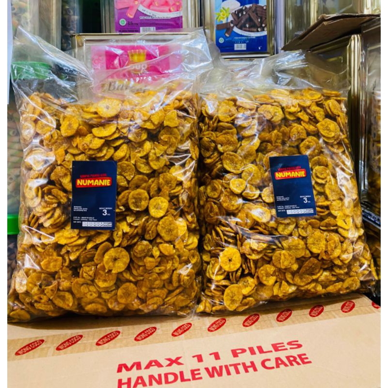 

NUMANIE KERIPIK PISANG KEMASAN 3 KG