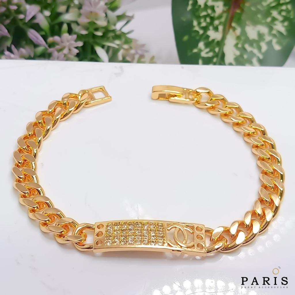 Gelang Rantai Perhiasan Wanita Dewasa Dan Remaja Lapis Emas GR.07