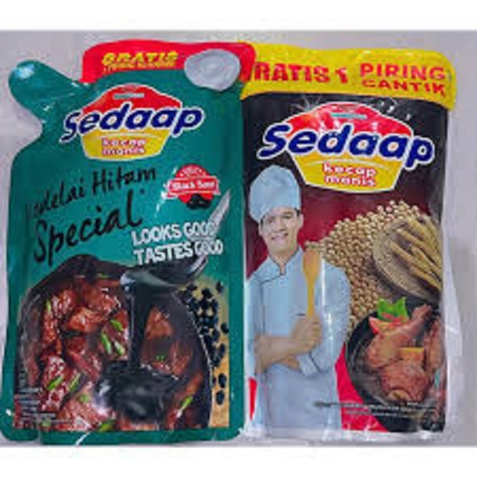 

Kecap Sedap Refill 550ml Sedaap Special Kedelai Hitam