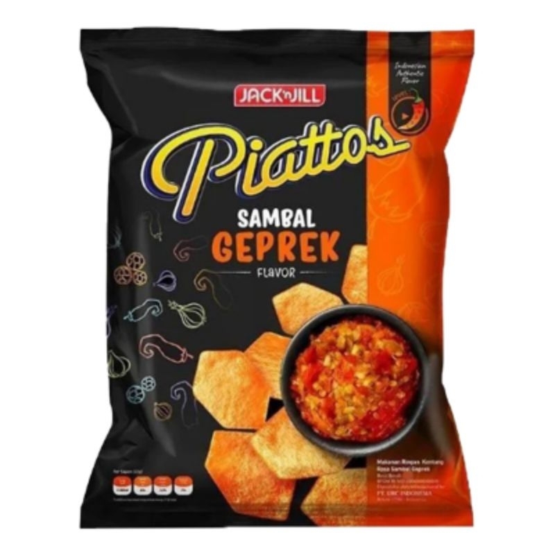 

Piattos Snack Kentang Sambal Geprek 120 g