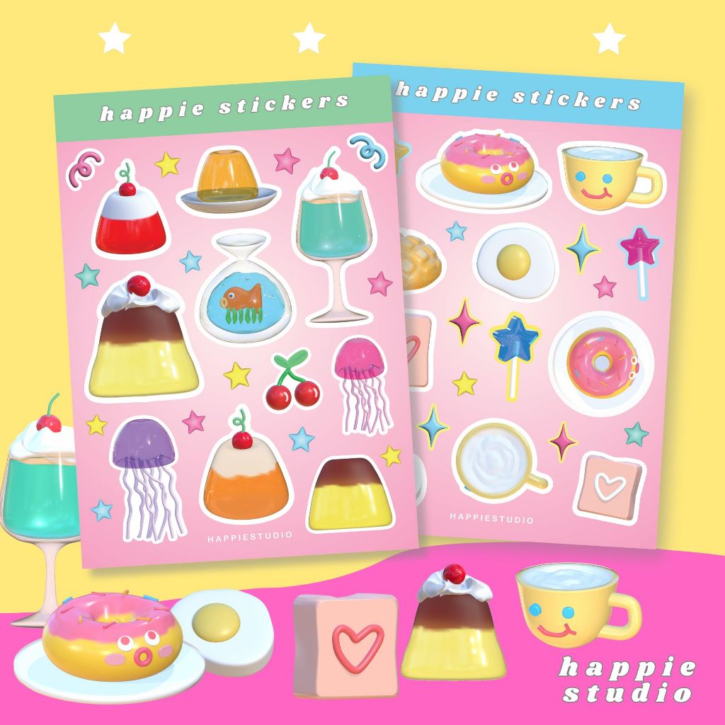 

happie stickers by happiestudio