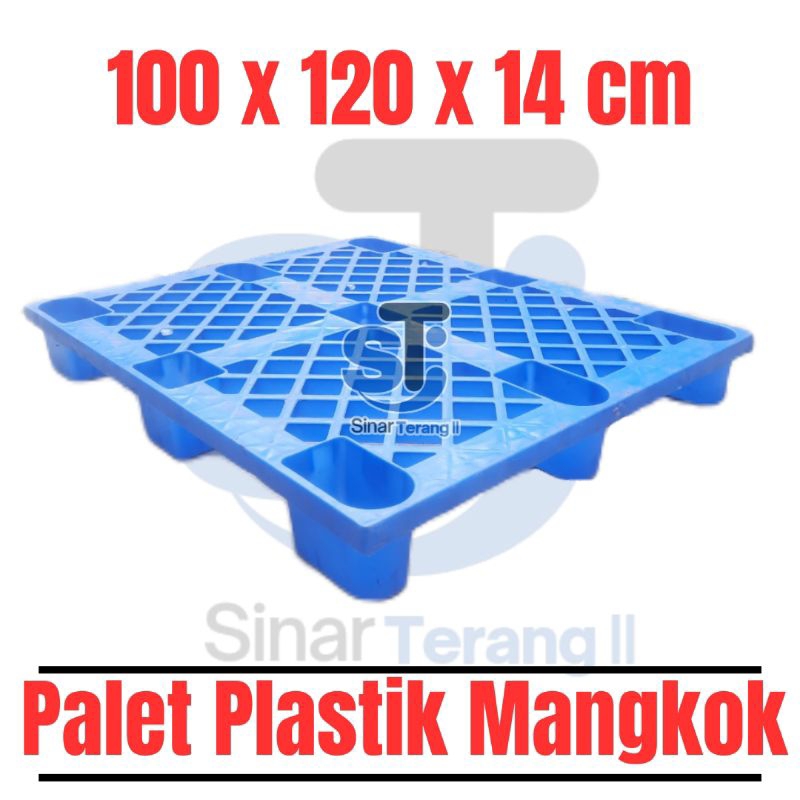 [ Kargo ] Palet Plastik 120x100x14 / Palet Plastik Bekas Serbaguna / Paler Plastik Tatakan Gudang