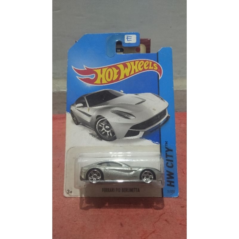 hotwheels Ferrari F12 Berlinetta silver