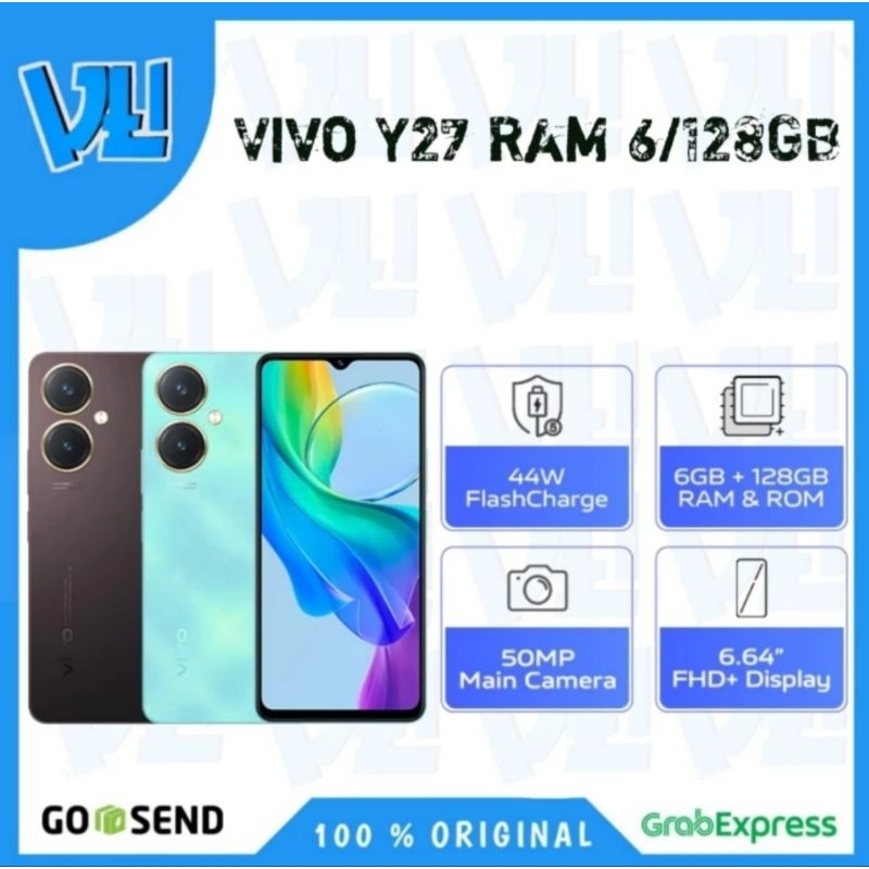Vivo Y27 4G Ram 6/128GB Garansi Resmi Vivo Indonesia