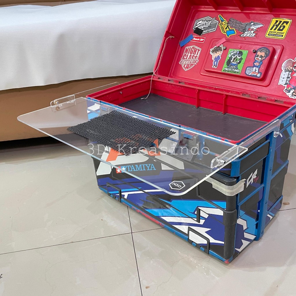 Meja Lipat HJH VERSUS 8010 TRENDY 8200 Kotak Box Tamiya Akrilik Mini 4WD Aksesoris Tools  - S3D