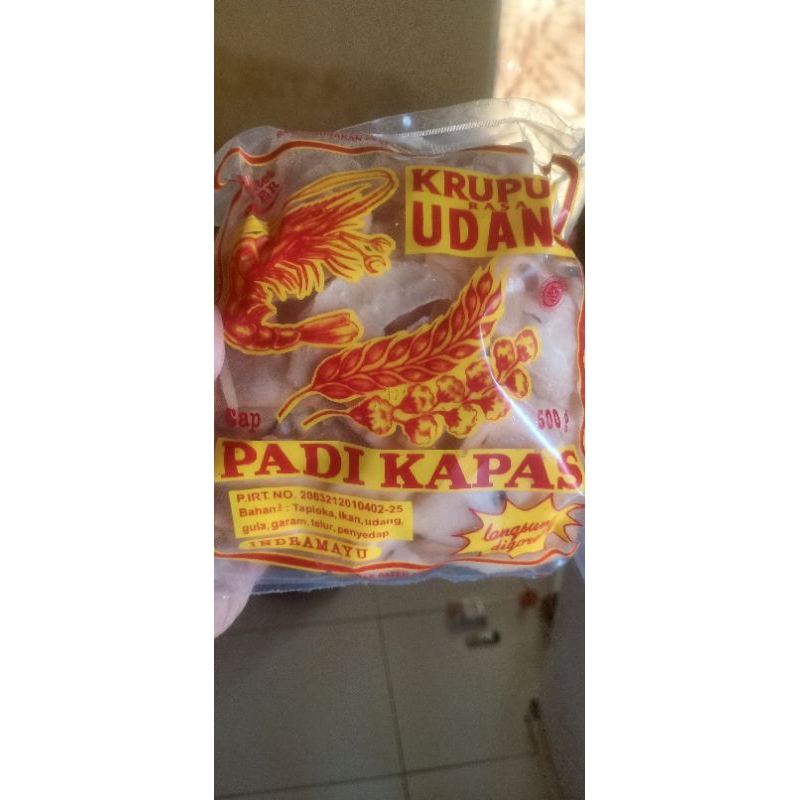 

kerupuk udang cap padi kapas 500gram jumbo