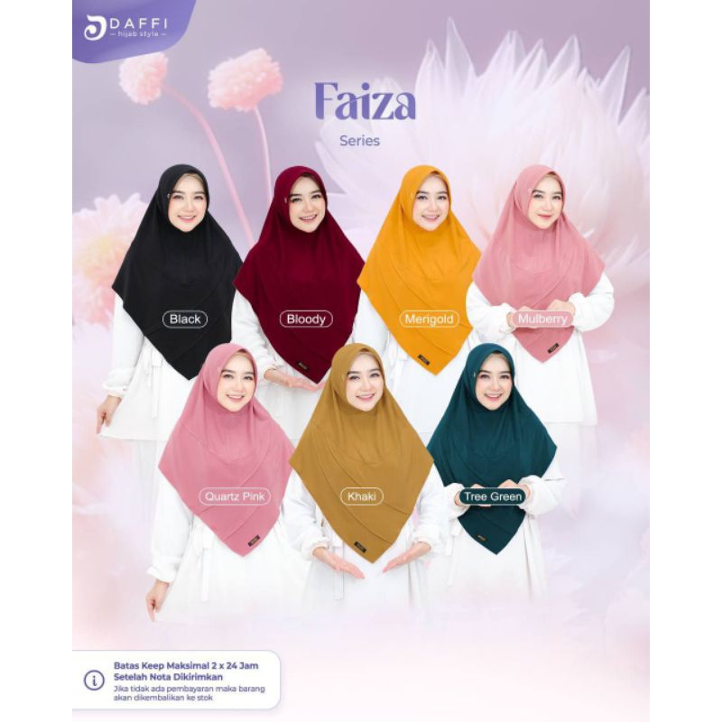 DAFFI - Faiza series - hijab daffi - hijab instan