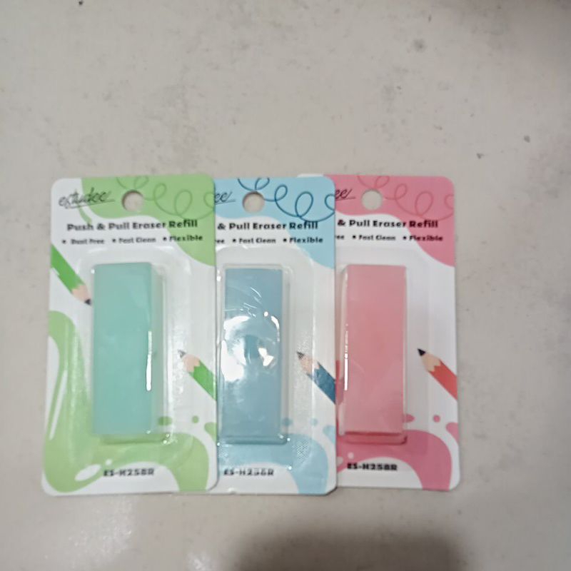 

Refill push&pull eraser