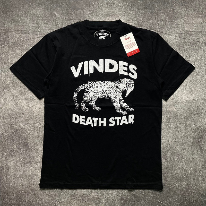 Tshirt VINDES X TEENAGE DEATH STAR - VINDES DEATH STAR BLACK Official Merchandise