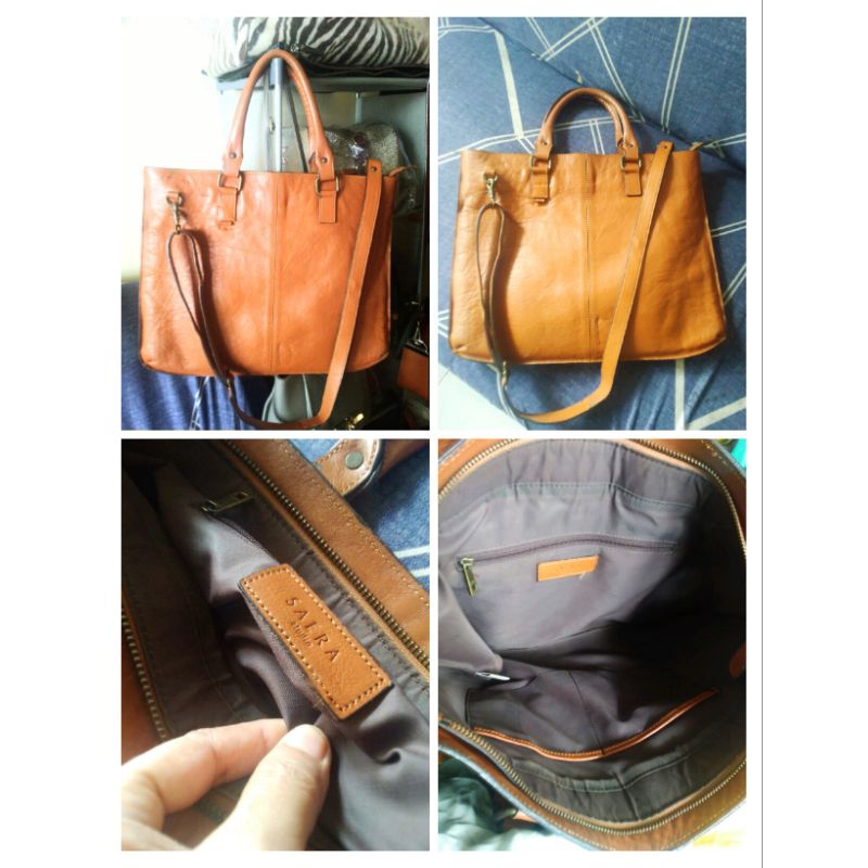 Tas Slempang Shoulder bag Tottebag Handbag Kulit SAERA Unisex