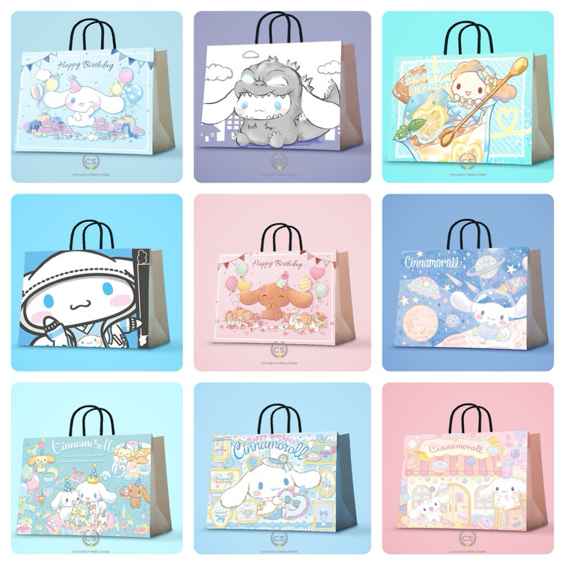 

Paperbag Custom Cinamoroll Goodie Bag Ulang Tahun Anak Tas Kado Bungkus Kado Hampers Birthday