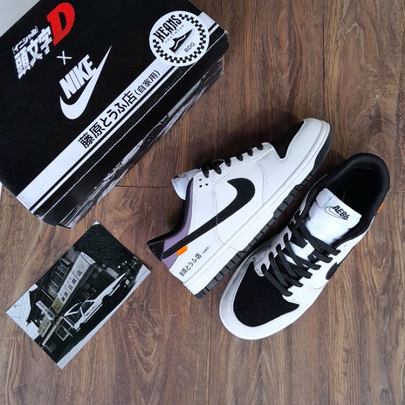 Nike Sb Dunk Low X Initial D Toyota/AE86 Fujiwara Tofu Shop Car AE86