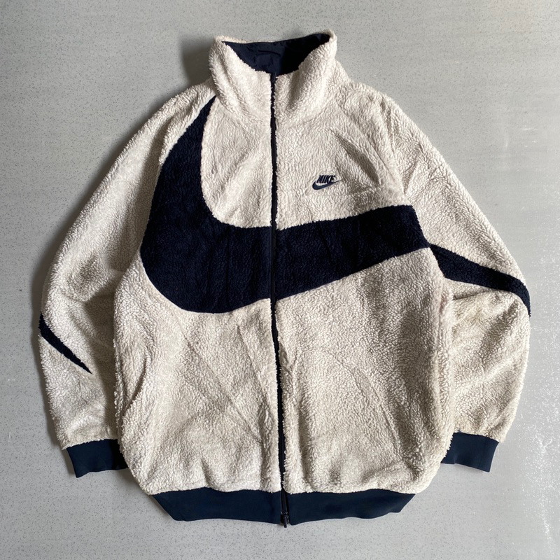 Nike Big Swosh Sherpa Jacket Reversible