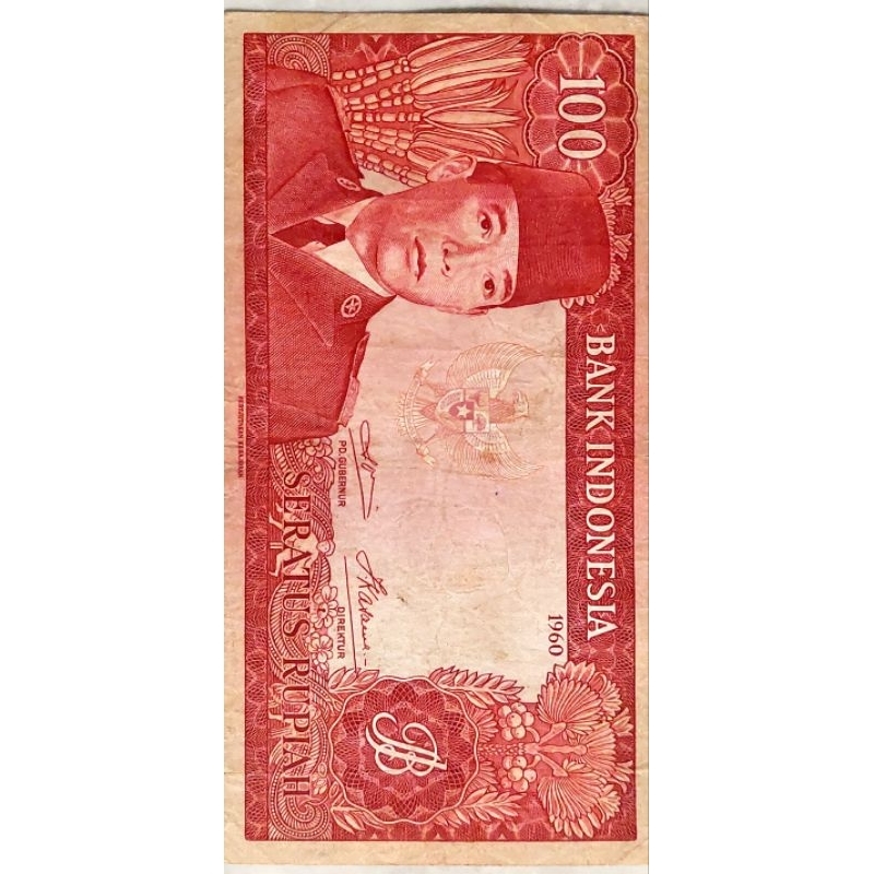 Uang 100 Soekarno 1960