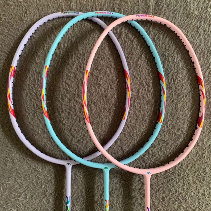rakwt badminton original powermax aztroz 99 raket bulutangkis powermax original