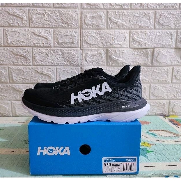 Hoka Mach 5 Black/Castlerock (1127893/BCSTL) , Original, BNIB