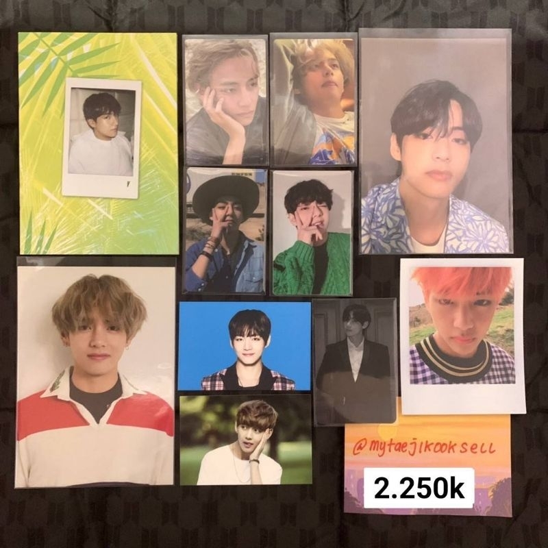 BTS HER TAIWAN POSTCARD TAEHYUNG L O V E 2ND MUSTER 17520 MPC MINI PHOTOCARD WINGS TOUR LUCKY DRAW L