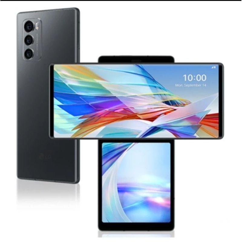LG Wing Handphone Android Dua layar LG Wing 5G F100N RAM 8GB/128GB Android Fullset Baru