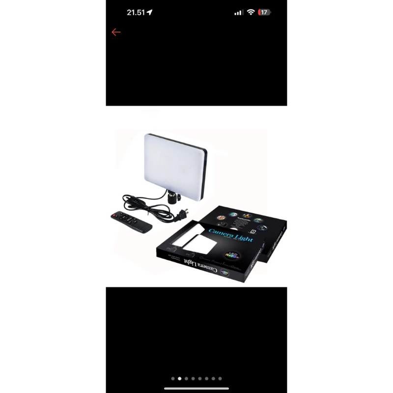 LAMPU MUA FOTO PRODUK STUDIO FOTO MM 240 LED CAMERA LIGHT FOTOGRAFI BRIGHTLED VIDEO LIGHT LED Ra95+ 