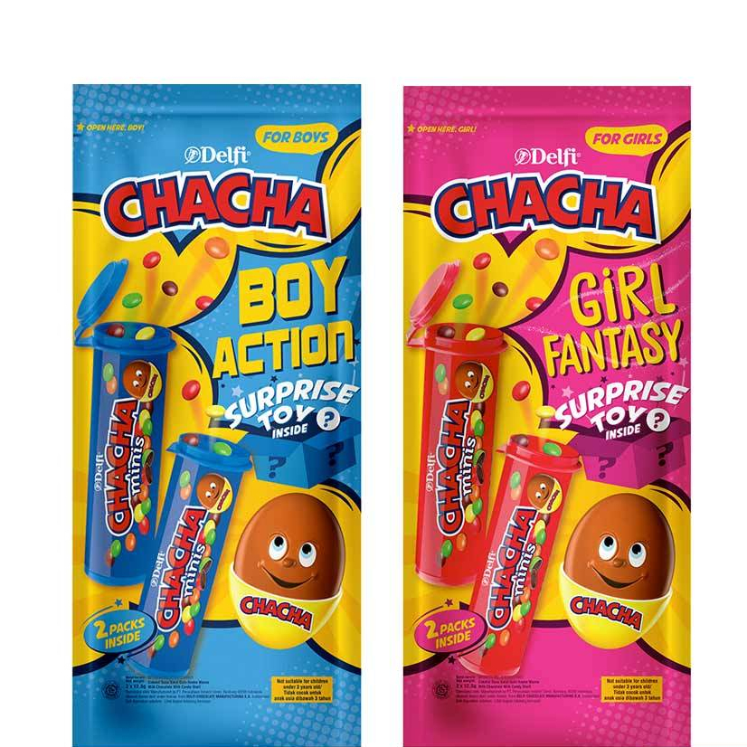 

DELFI Chocolate CHA CHA Minis Surprise Toy 2 x 12.5gr