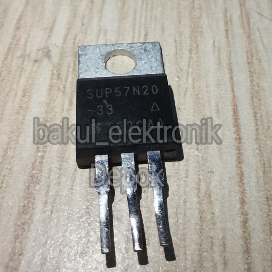 MOSFET    SUP 57N20 57A 200v pengganti iRFB4227