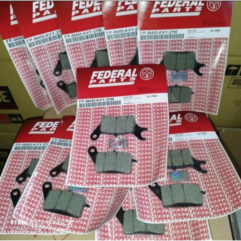 Federal part kampas rem depan motor beat FP-06455-KVY-2700