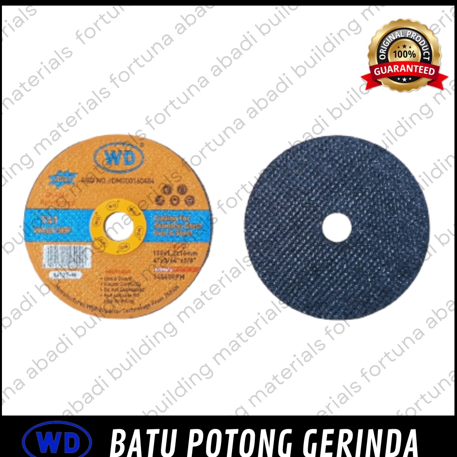 Harga Grosir Batu Potong Gerinda WD 4 inch