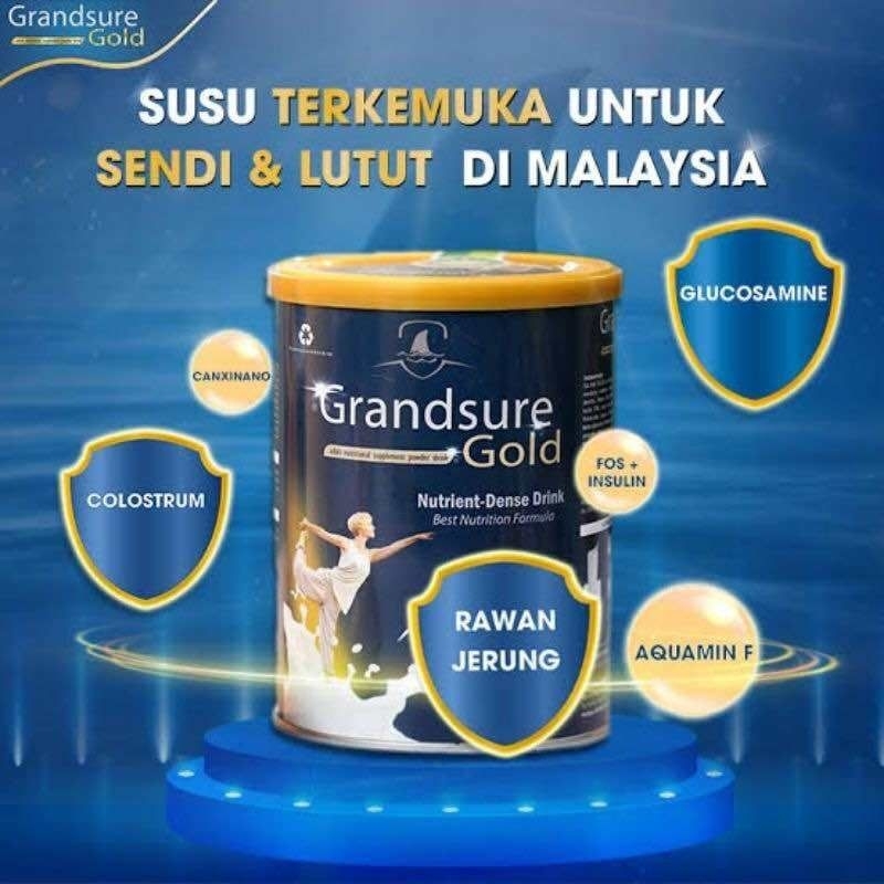 

GRANDSURE GOLD MILK Asli Original Suplemen Otot Dan Sendi Terbaik