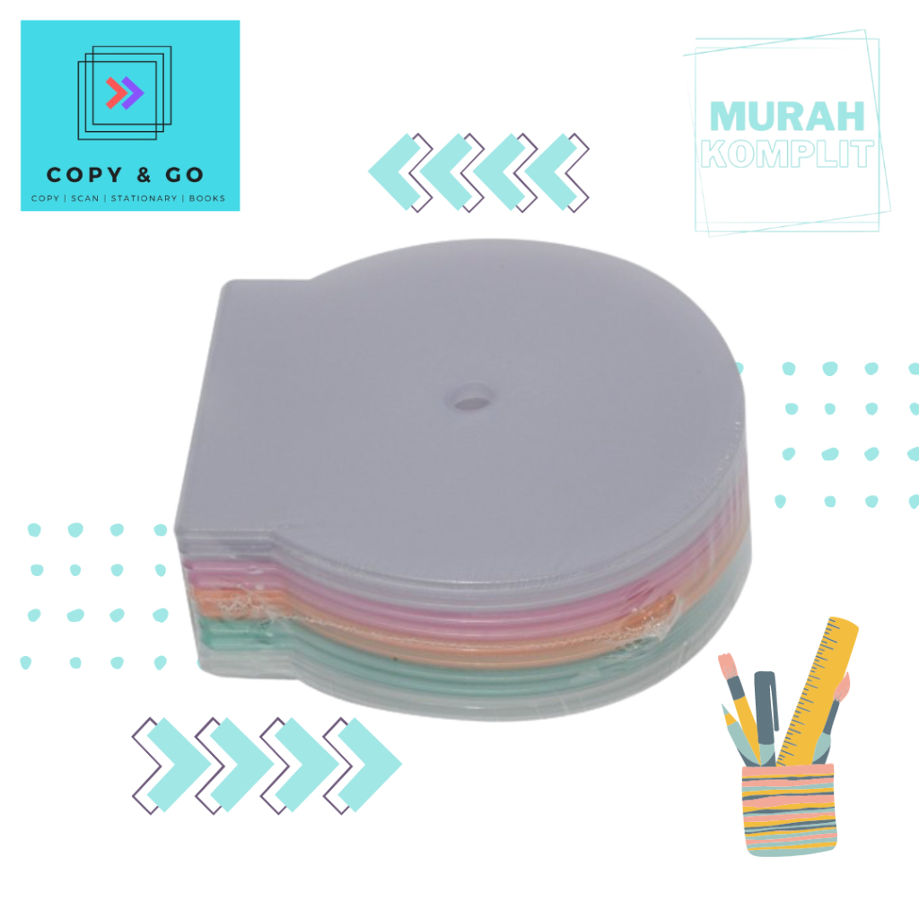Tempat CD / DVD Case Plastik / CD DVD Bening