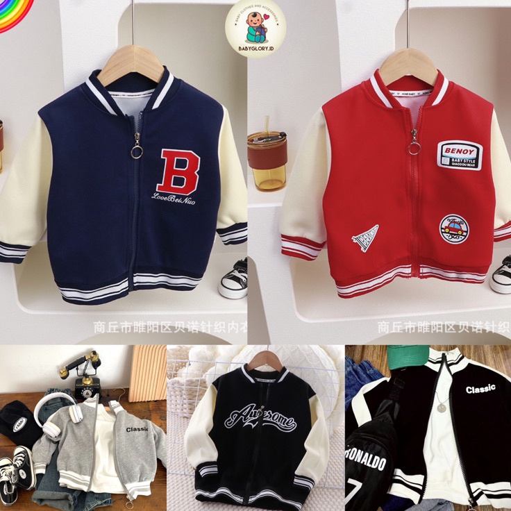 Update Terkeren  Babygloryid Jaket Anak Cowok Cewek Unisex Import  Jaket Bayi Anak  Jaket Sleting Ko