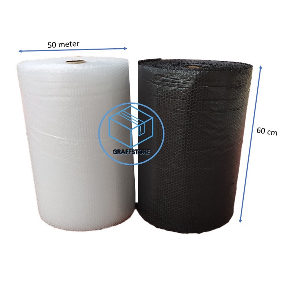 

Paket Laris Promo Bubble wrap 6 cm x 5 m bubblewrap plastik bubble tebal Kualitas terbaik babelwrap