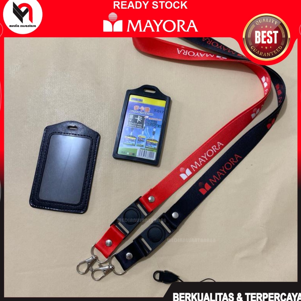 

Paket Populer Tali ID Card Mayora Lanyard Printing 2 Sisi